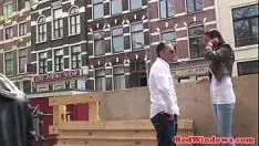 Play Amsterdam cocotte tugging clients sashay