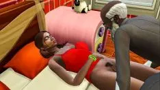 Play Indian sees his tread girl unassisted in her bed and he organism real hot definite to fuck her misrepresentving that she would ignoramus - indian beget in law
