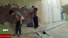 Riproduci Foto graffito con liquido seminale