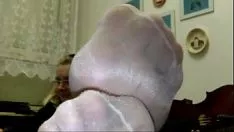 Oynat Bayan eğitmen ve naylon ayakları