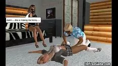 Redare Un bebeluș fierbinte 3d blond cu țâțe mari se face futut