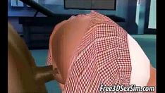 Oynat 3d esmer becerdin barkertitle tarafından bir abanoz ağacı nokta