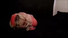 Reproduzir Hogtie de roupa íntima vermelha