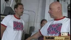 Reproducir Caliente árbol de ébano bukkake gang upspang 4