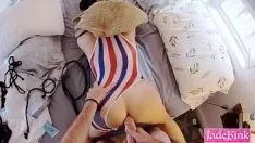 Play Obedient girlfriend anal and cumshot