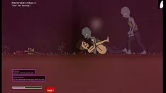 Odtwórz Niewola | naga kobieta ucieka przed napalonymi zombie, ale zostaje ostro wyruchana i zalana | gra hentai, rozgrywka p1