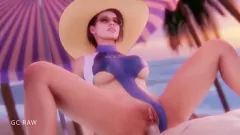 Abspielen Jill aus Resident Evil 3 in einer heißen 3D-SFM-Zusammenstellung mit Blowjob und Analsex