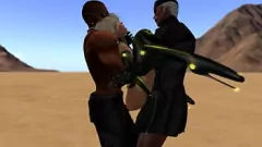 تشغيل فاتنة الفضاء: لقاء BDSM الخام في الهواء الطلق