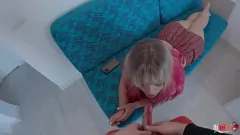 Afspelen Latina stiefzuster Deepthroats en krijgt een creampie
