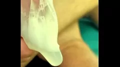 再生 Big Dick Condom Play：fleshlightman1000によるprecum過負荷