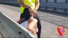 Riproduci Un ciclista A. di una donna in vacanza a Wall Street